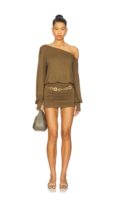 Superdown Rosabella Mini Dress In Green