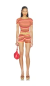 Superdown Rumera Knit Short Set In Multi