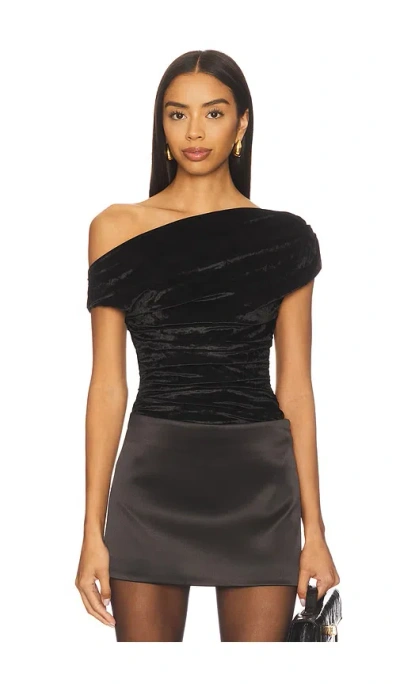 Superdown Ruth Asymmetrical Top In Black