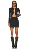 Superdown Sarah Cut Out Dress In Black