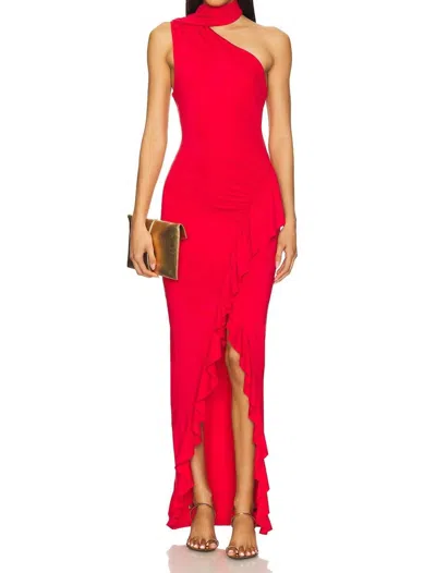 Superdown Sardina Maxi Dress In Red