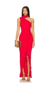 Superdown Sardina Maxi Dress In Red