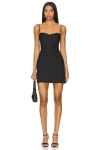 Superdown Sevyn Mini Dress In Black