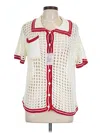 Superdown Short Sleeve Blouse In White