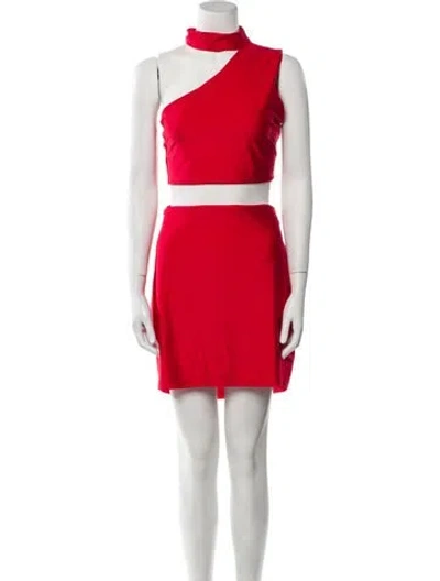 Pre-owned Superdown Skirt Set W/ Tags In Red