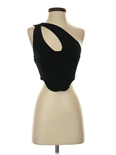 Pre-owned Superdown Sleeveless Blouse In Black