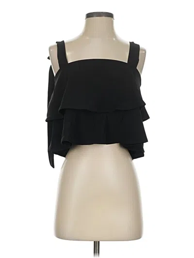 Pre-owned Superdown Sleeveless Blouse In Black