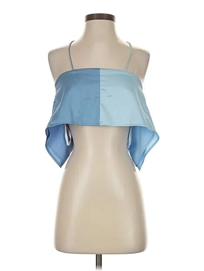 Pre-owned Superdown Sleeveless Blouse In Blue