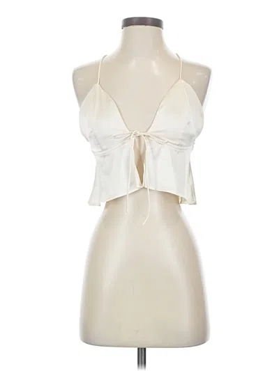 Pre-owned Superdown Sleeveless Blouse In Ivory