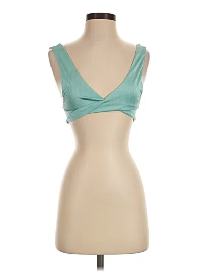 Pre-owned Superdown Sleeveless Blouse In Teal