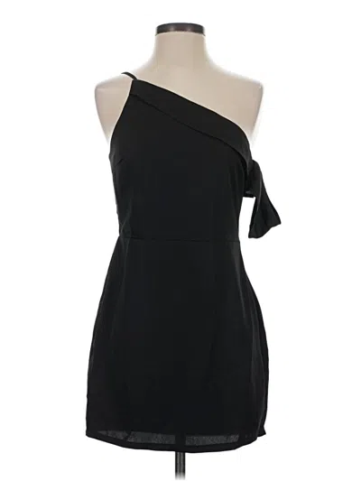 Pre-owned Superdown Sleeveless Top Black One Shoulder Neckline Tops