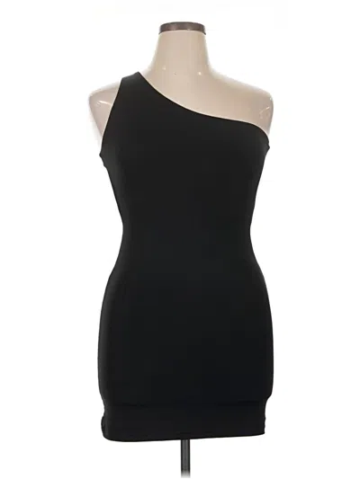 Pre-owned Superdown Sleeveless Top Black One Shoulder Neckline Tops