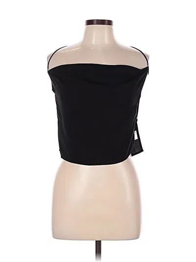 Pre-owned Superdown Sleeveless Top Black Strapless Neckline Tops