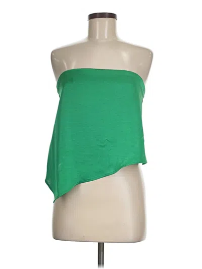 Pre-owned Superdown Sleeveless Top Green Strapless Neckline Tops