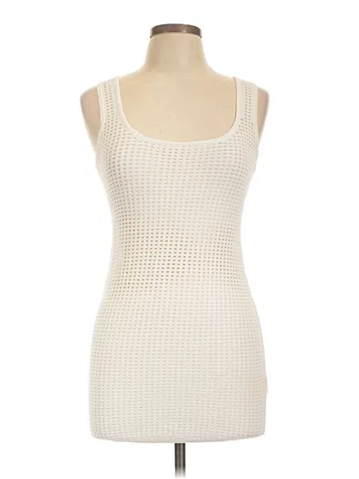 Pre-owned Superdown Sleeveless Top Ivory Square Neckline Tops