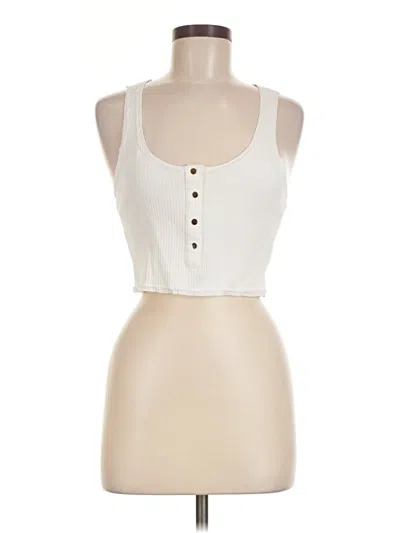 Pre-owned Superdown Sleeveless Top Ivory Sweetheart Neckline Tops