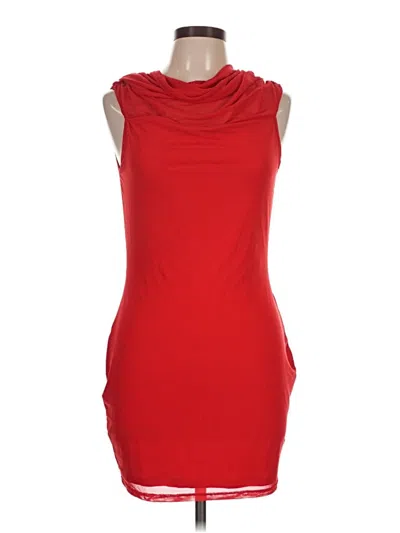Pre-owned Superdown Sleeveless Top Red Cowl Neck Tops