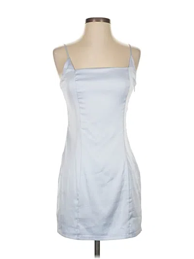 Pre-owned Superdown Sleeveless Top Silver Sweetheart Neckline Tops