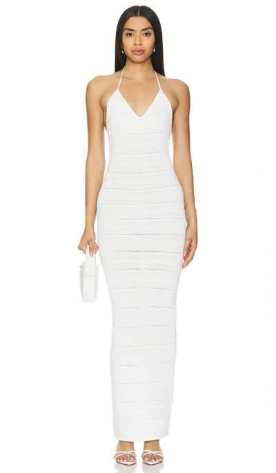 Superdown Sloan Maxi Dress In White