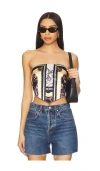 Superdown Sophia Bandana Top In 黑色链