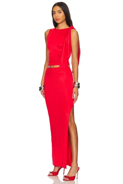 Superdown Super Down Juli Maxi Set In Red