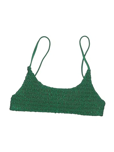 Pre-owned Superdown Swimsuit Top Green Swimwear