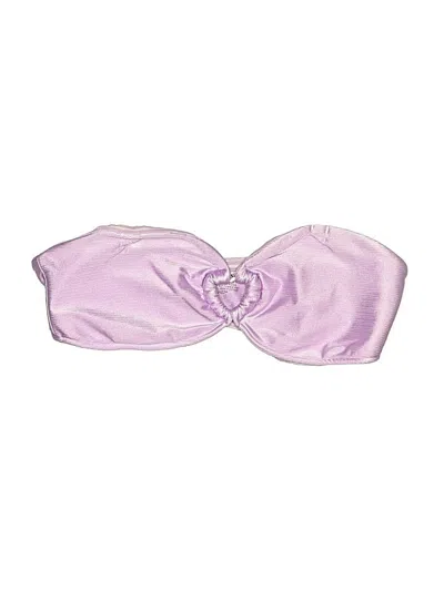 Pre-owned Superdown Swimsuit Top Purple Swimwear