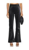 Superdown Tabitha Faux Leather Pant In Black