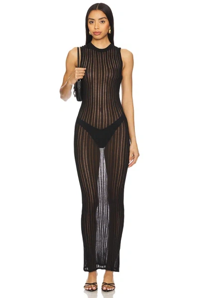 Superdown Talli Maxi Dress In Black