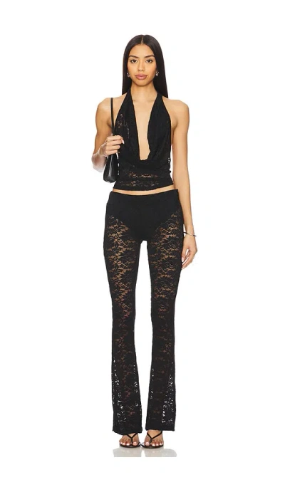 Superdown Tania Pant Set In Black