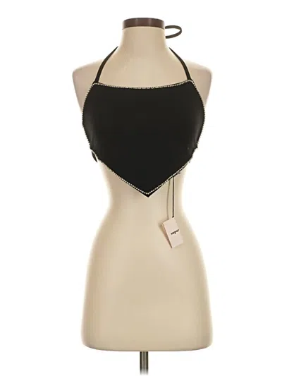Pre-owned Superdown Tank Top Black Halter Neckline Tops
