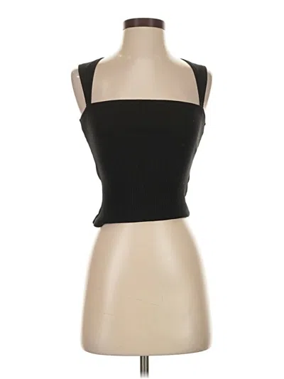 Pre-owned Superdown Tank Top Black Strapless Neckline Tops