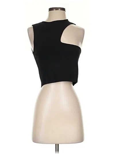 Pre-owned Superdown Tank Top Black Strapless Neckline Tops