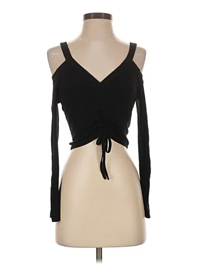 Pre-owned Superdown Tank Top Black Strapless Neckline Tops