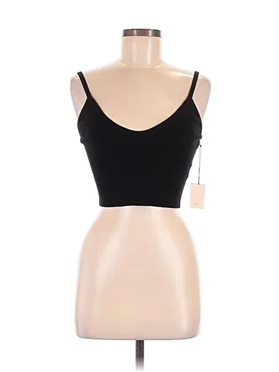 Superdown Tank Top Black Strapless Neckline Tops