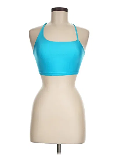 Pre-owned Superdown Tank Top Blue Halter Neckline Tops