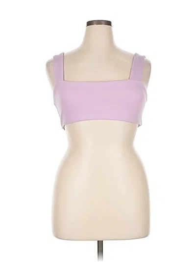 Pre-owned Superdown Tank Top Purple Strapless Neckline Tops