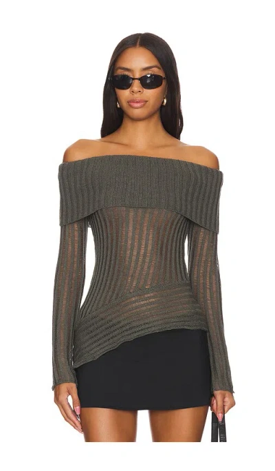 Superdown Tawny Sweater In Grey