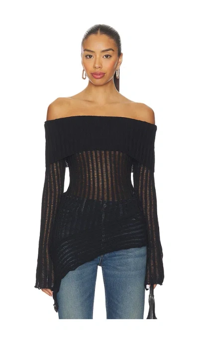 Superdown Tawny Sweater In Black