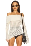 Superdown Tawny Sweater In Ivory