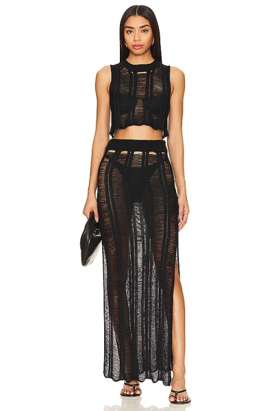 SUPERDOWN TAYLA MAXI SKIRT SET