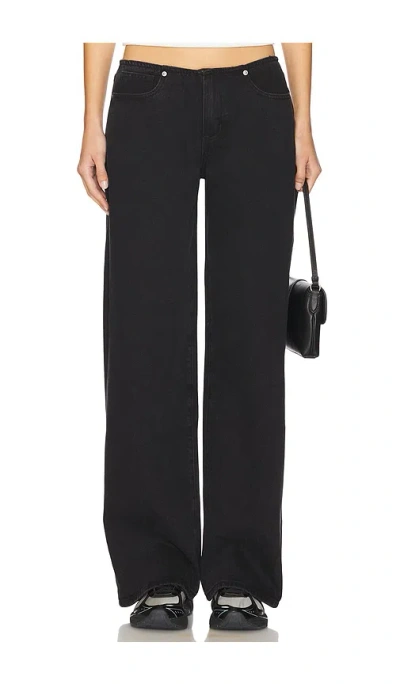 Superdown Terri Straight Leg In Vintage Black