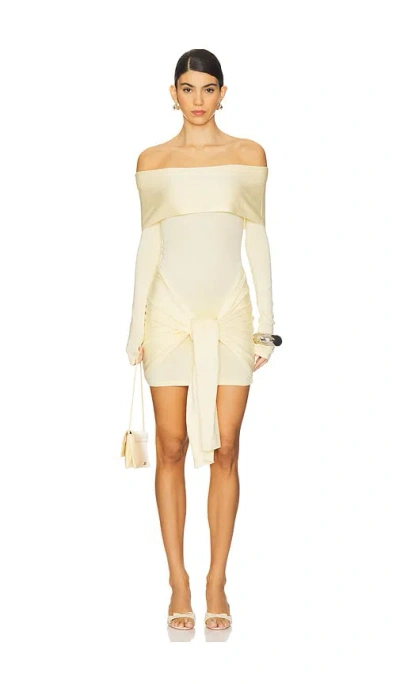Superdown Theresa Mini Dress In Yellow