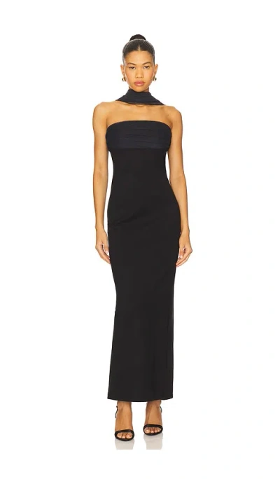 Superdown Tierra Maxi Dress In Black