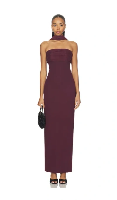 Superdown Tierra Maxi Dress In Purple