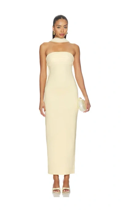 Superdown Tierra Maxi Dress In Yellow