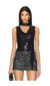 Superdown Trista Top In Black