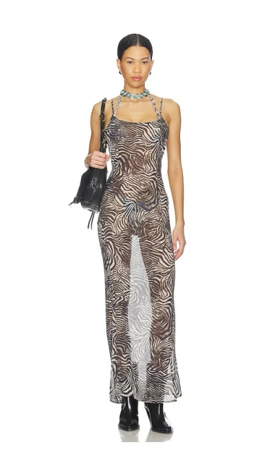 Superdown Trysta Maxi Dress In Black