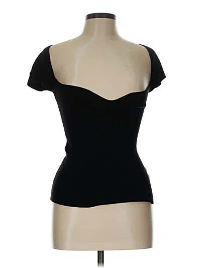 Pre-owned Superdown Tube Top Black Strapless Neckline Tops