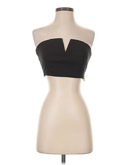 Superdown Tube Top Black Strapless Neckline Tops